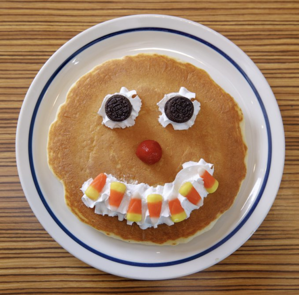 Kids Get Free Scary Face Pancake at IHOP Portland Living on the Cheap